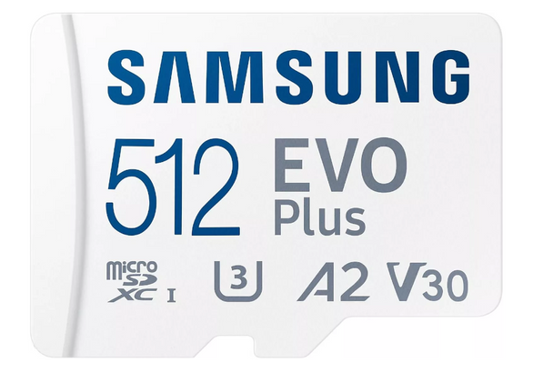 Nowa Karta Pamięci Samsung 512GB microSDXC EVO Plus + Adapter